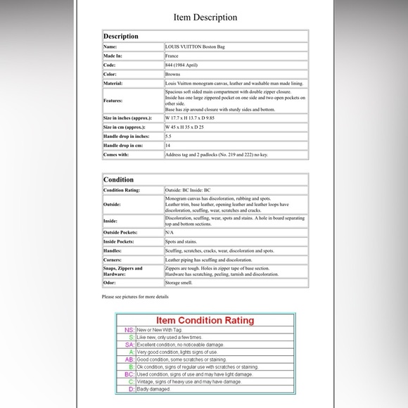 Louis Vuitton Brown Monogram Travel  Bag Suitcase - Picture 16 of 16